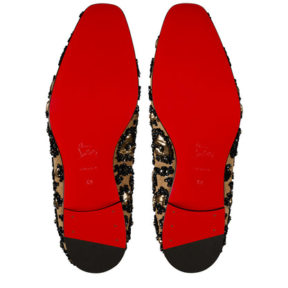 Christian Louboutin Dandelion Lameleo Men Shoes | Color Beige