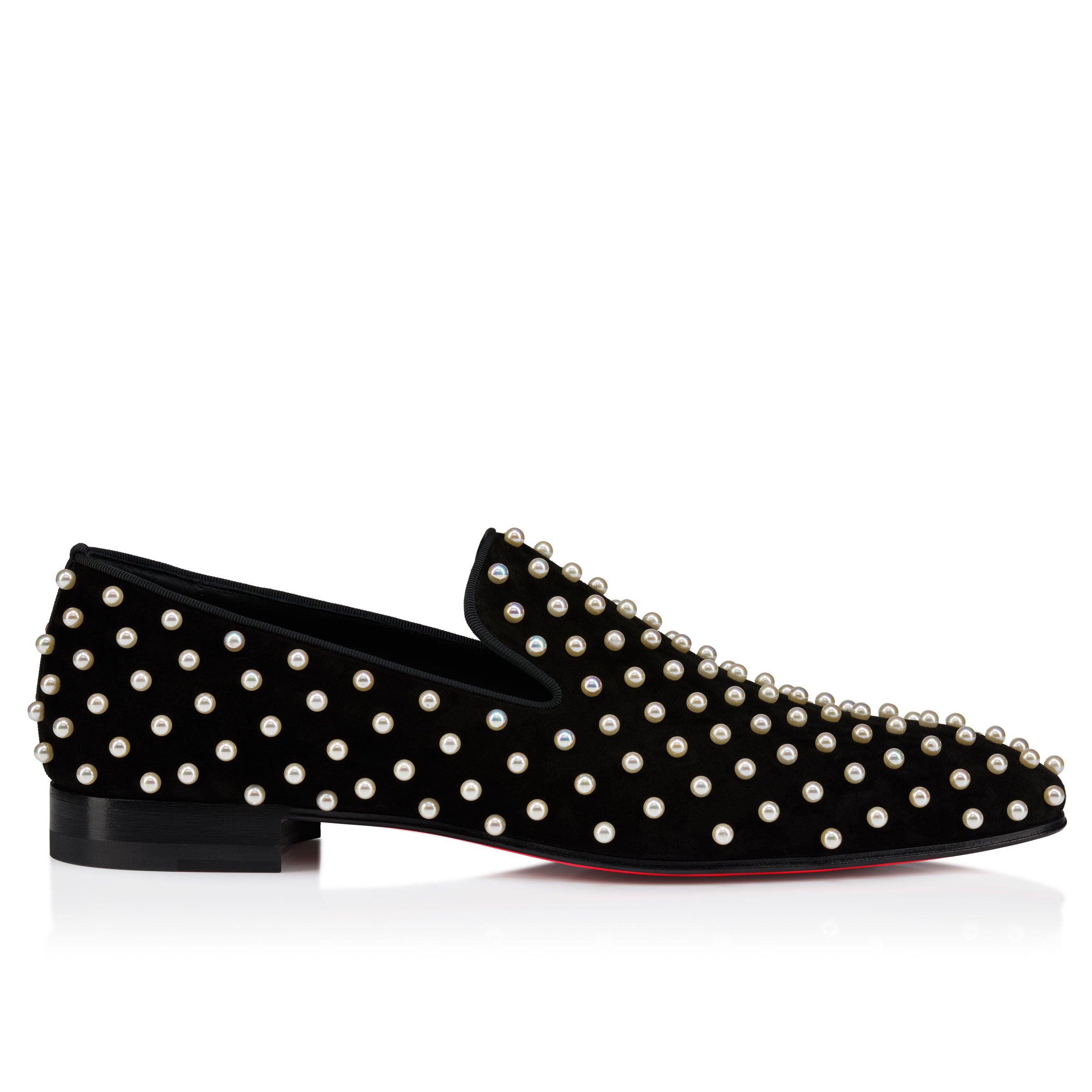 Christian Louboutin Dandelion Perles Men Shoes | Color Black