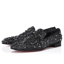 Load image into Gallery viewer, Christian Louboutin Dandelion Strass Eternity Men Shoes | Color Black
