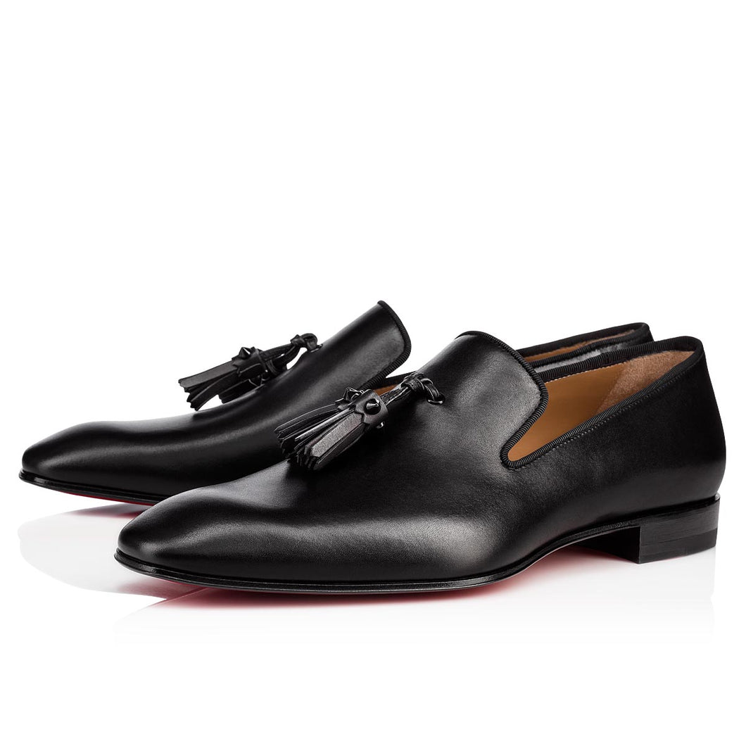 Christian Louboutin Dandelion Tassel Men Shoes | Color Black