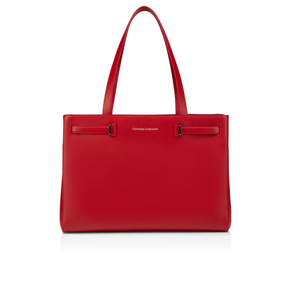 Christian Louboutin Djanis Tote E/W Men Bags | Color Red