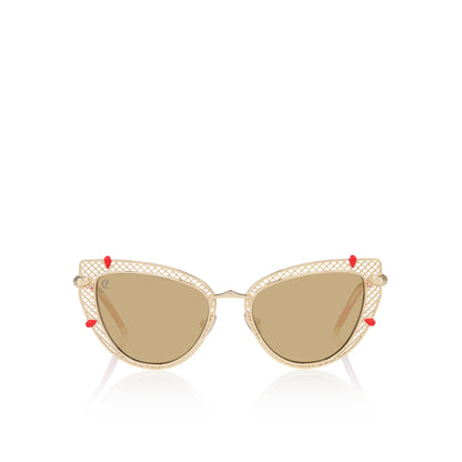 Christian Louboutin Dolly Lb0002 Women Eyewear | Color Gold