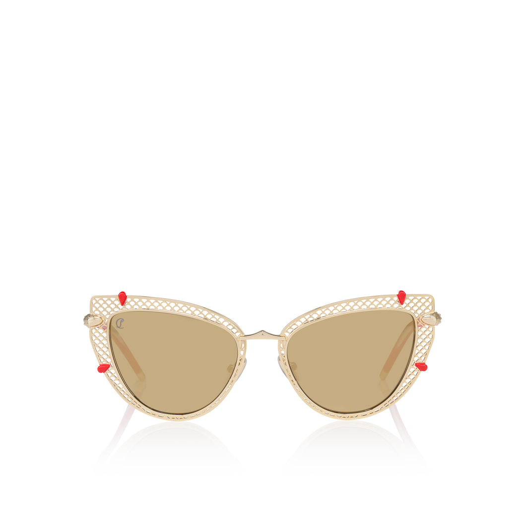 Christian Louboutin Dolly Lb0002 Women Eyewear | Color Gold