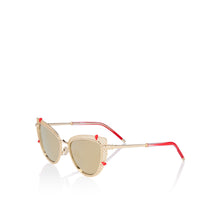 Load image into Gallery viewer, Christian Louboutin Dolly Lb0002 Women Eyewear | Color Gold

