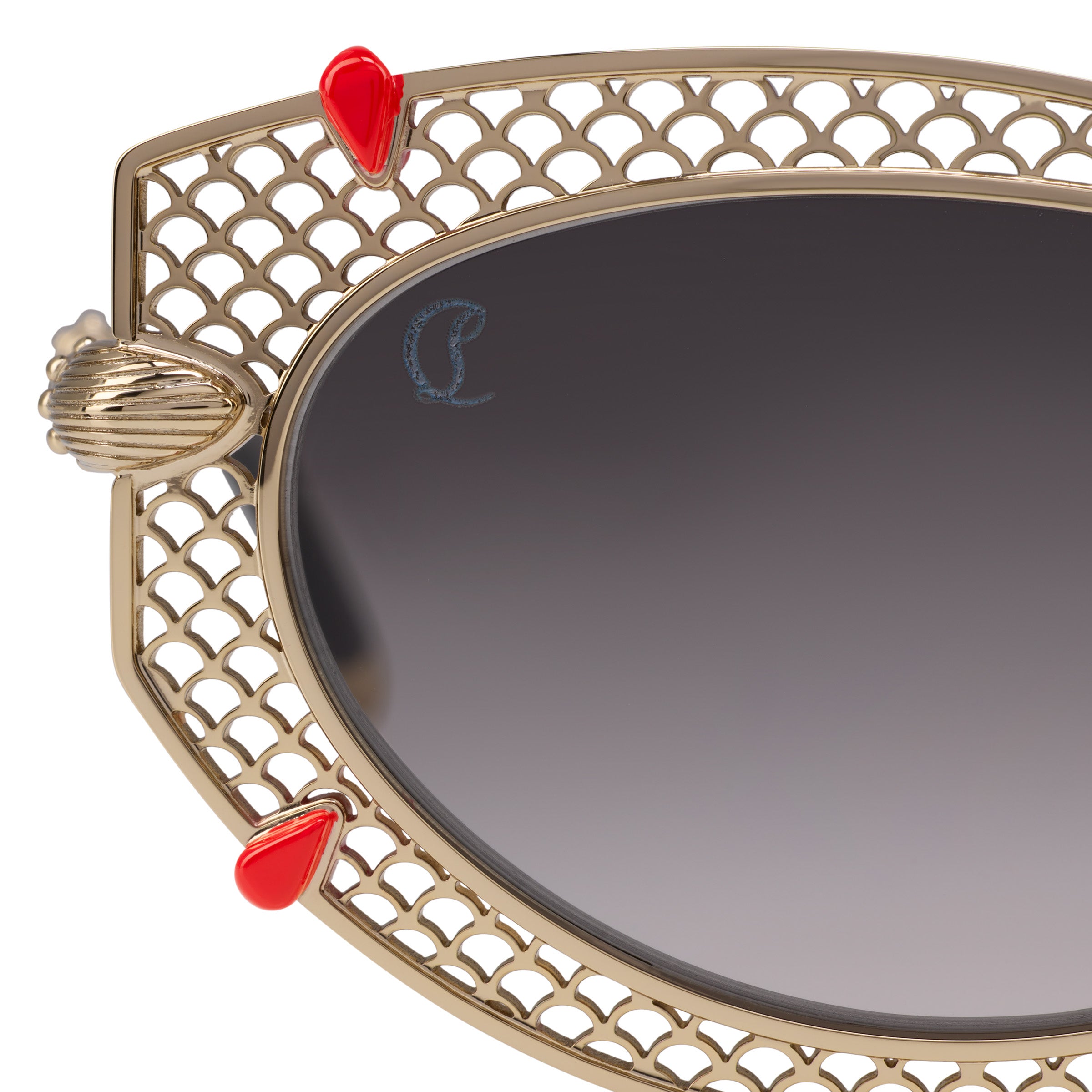 Christian Louboutin Dolly Lb0030 Women Eyewear | Color Gold