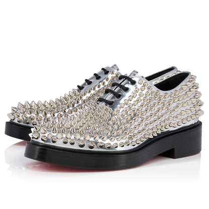 Christian Louboutin Dt Croydon Men Shoes | Color Silver