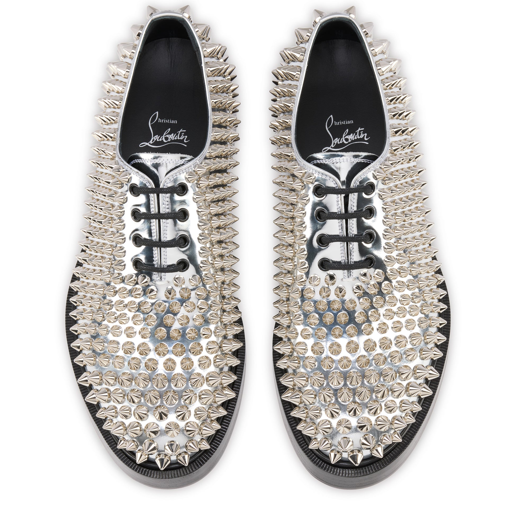 Christian Louboutin Dt Croydon Men Shoes | Color Silver