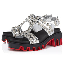 Load image into Gallery viewer, Christian Louboutin Duniclou Women Shoes | Color Silver
