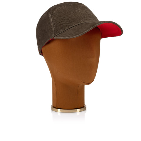 Christian Louboutin Enky Mooncrest Men Hats | Color Grey