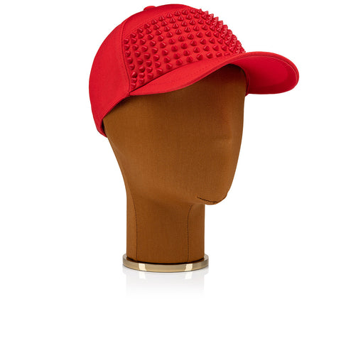 Christian Louboutin Enky Spikes Men Hats | Color Red