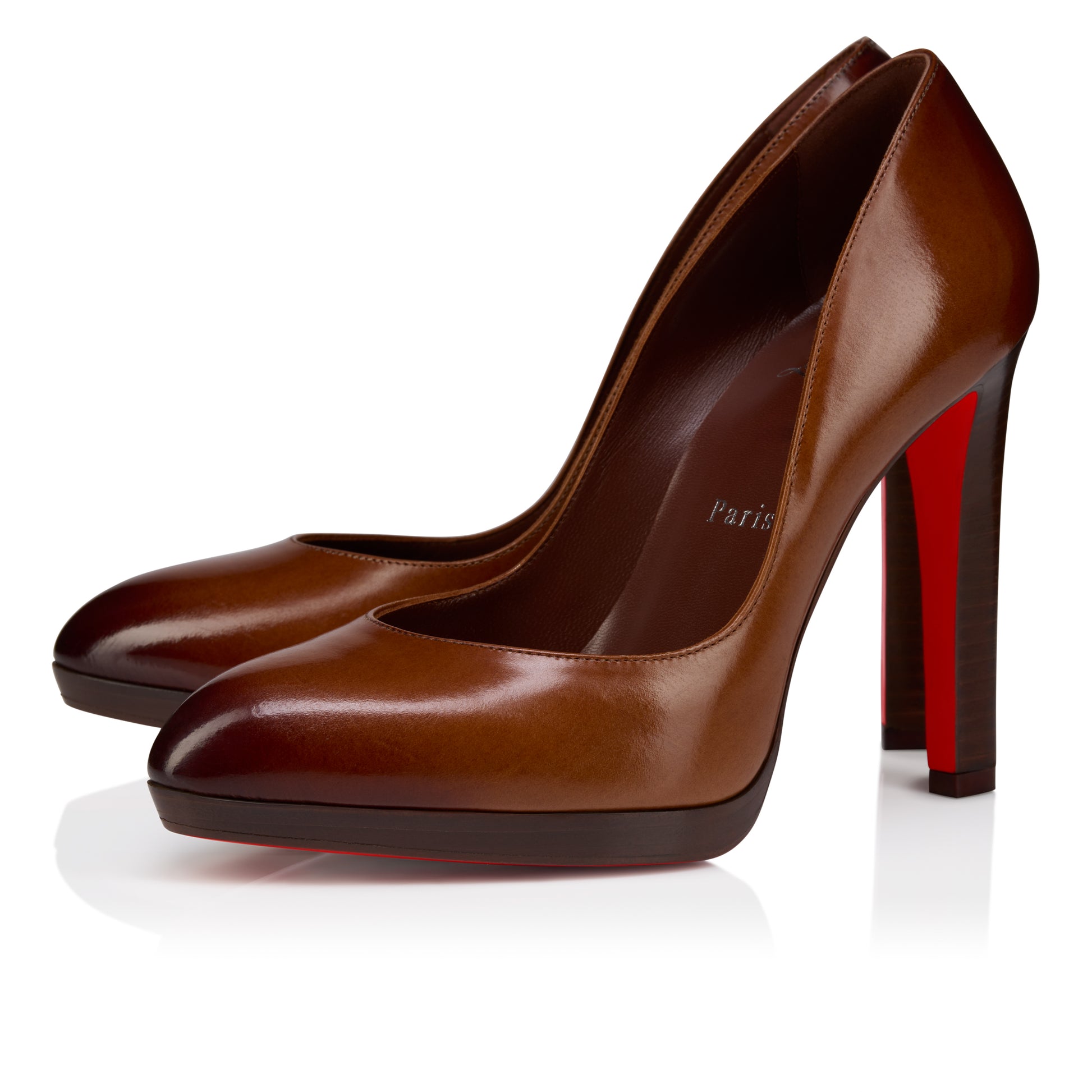 Christian Louboutin Fannylove Alta Women Shoes | Color Brown