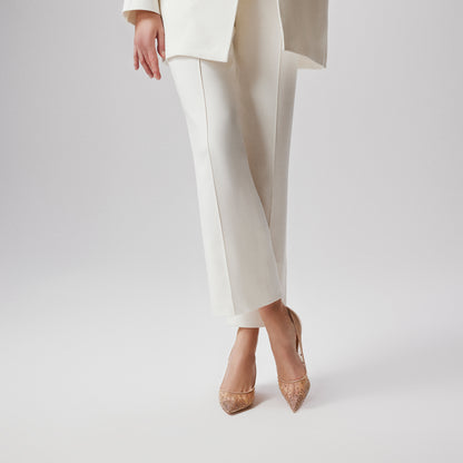 Christian Louboutin Follies Strass Women Shoes | Color Beige