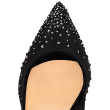 Load image into Gallery viewer, Christian Louboutin Follies Strass Sling Women Shoes | Color Black
