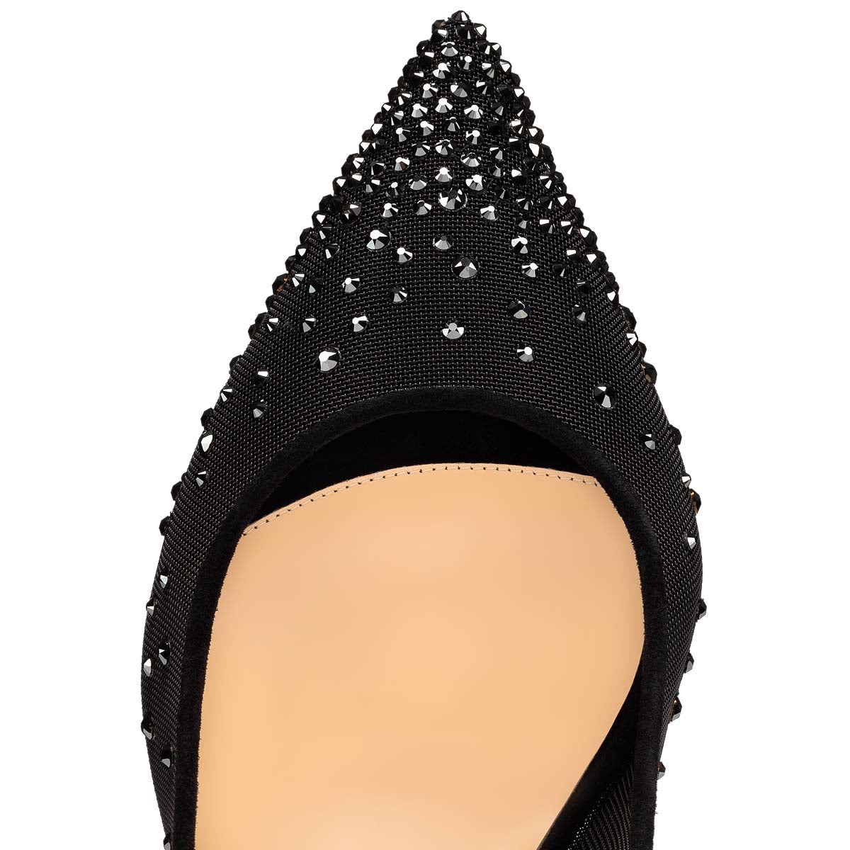 Christian Louboutin Follies Strass Sling Women Shoes | Color Black
