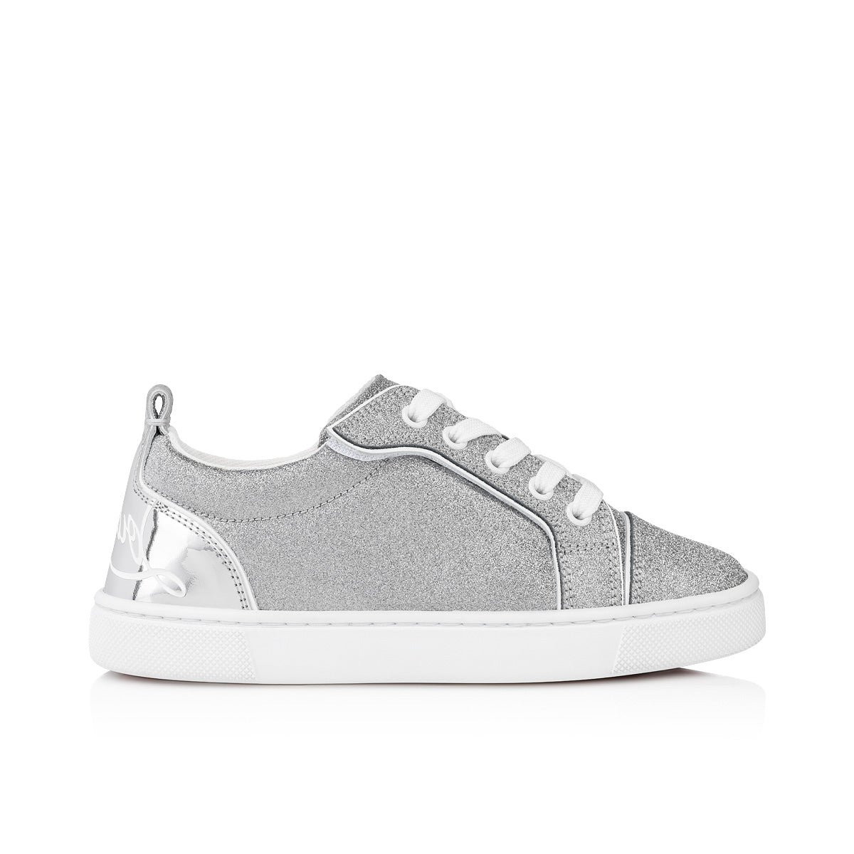 Christian Louboutin Funnyto Kids Unisex Shoes | Color Silver