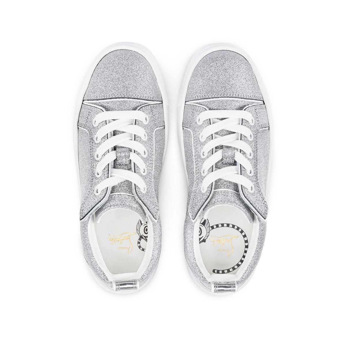Christian Louboutin Funnyto Kids Unisex Shoes | Color Silver