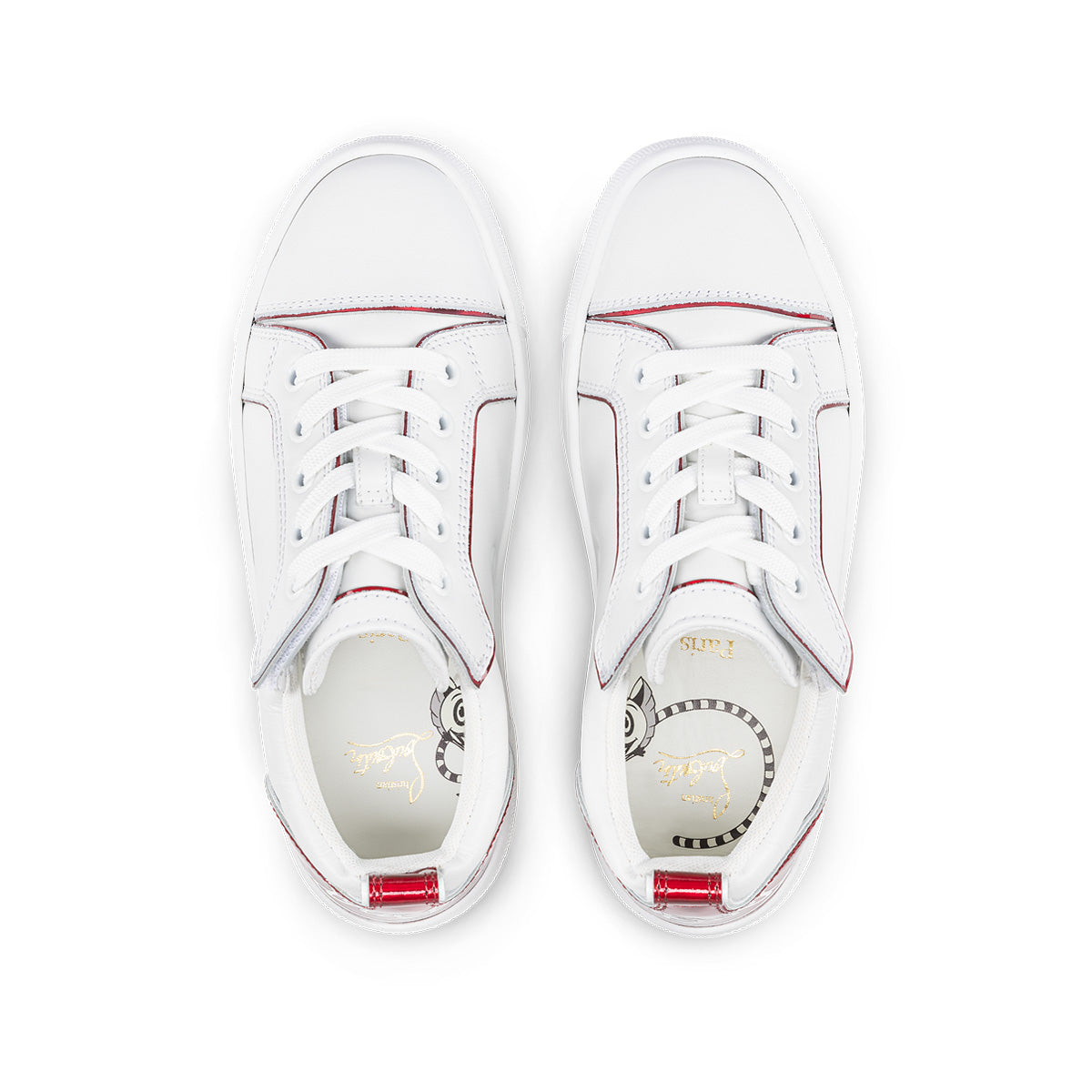Christian Louboutin Funnyto Kids Unisex Shoes | Color White