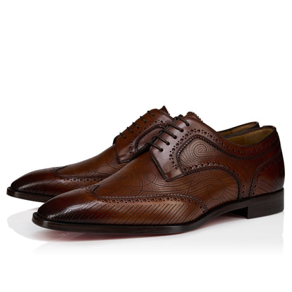 Christian Louboutin Grave Derby Men Shoes | Color Brown