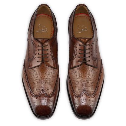 Christian Louboutin Grave Derby Men Shoes | Color Brown