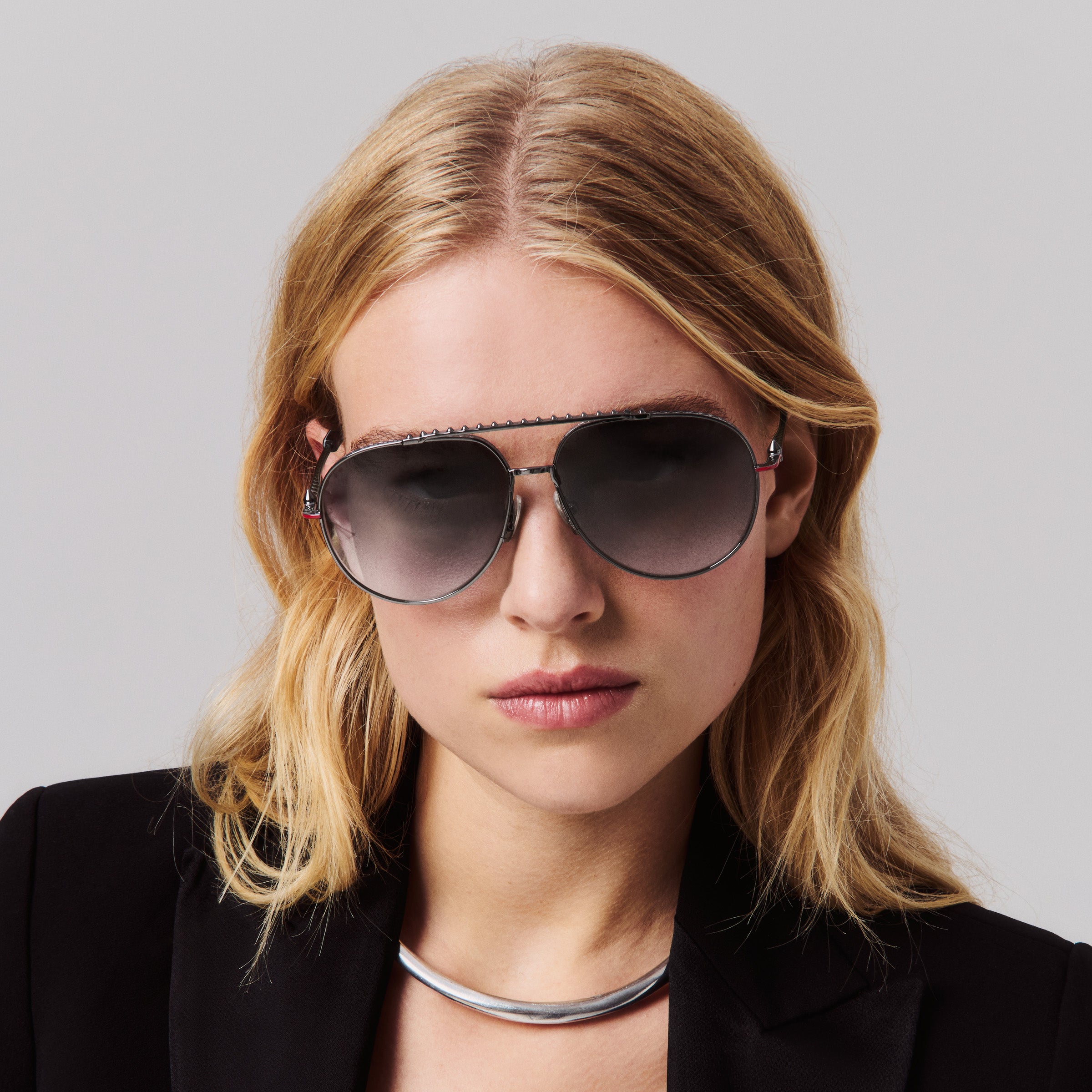 Christian Louboutin Greggo Lb0029 Men Eyewear | Color Silver