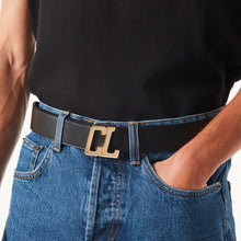 Load image into Gallery viewer, Christian Louboutin Happy Rui Cl Logo Belt Buckle Men Belts | Color Gold
