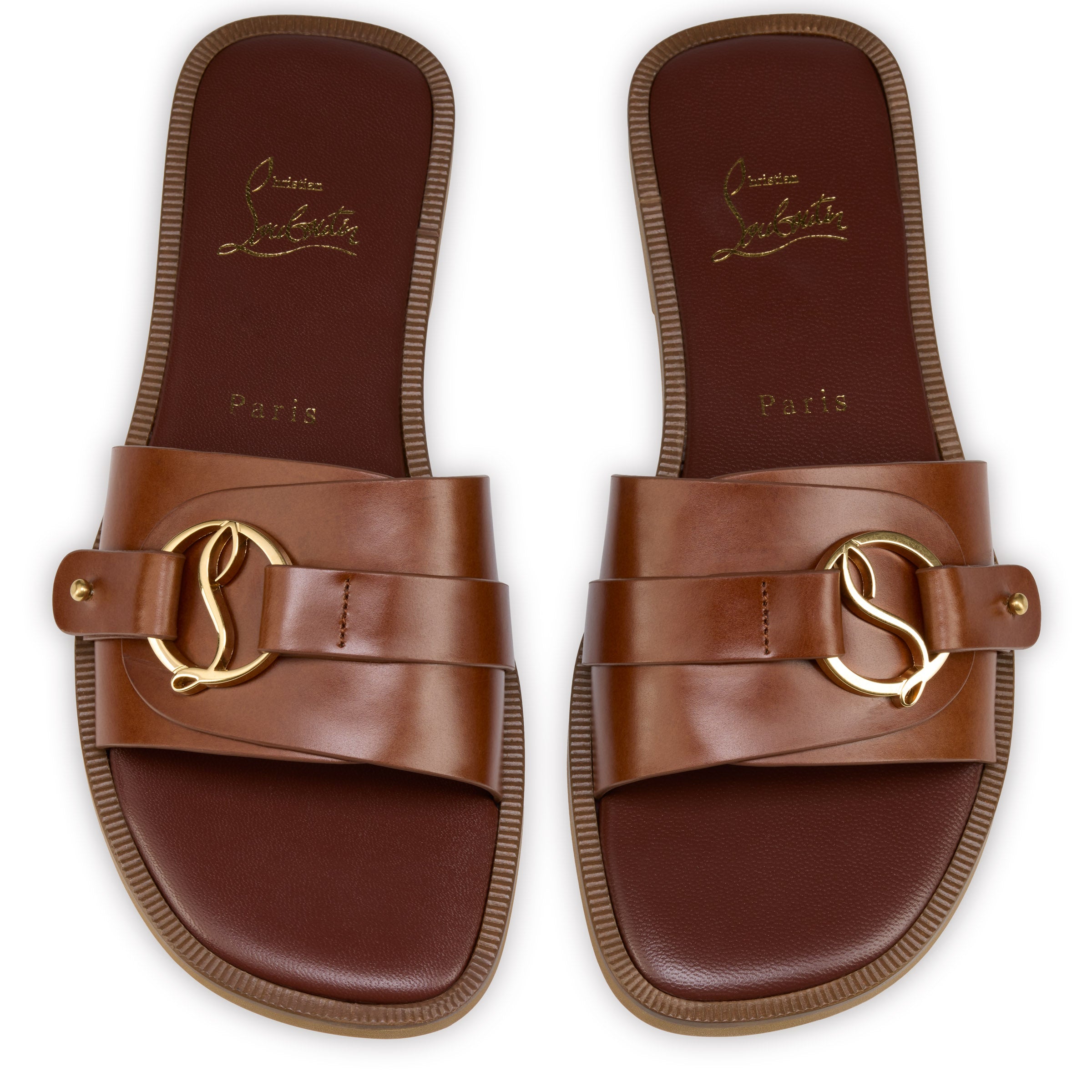 Christian Louboutin Her In Roma Mule Women Shoes | Color Brown