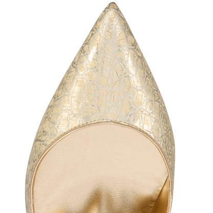 Christian Louboutin Hot Chick Women Shoes | Color Gold
