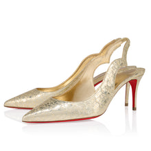 Load image into Gallery viewer, Christian Louboutin Hot Chick Sling Women Shoes | Color Gold
