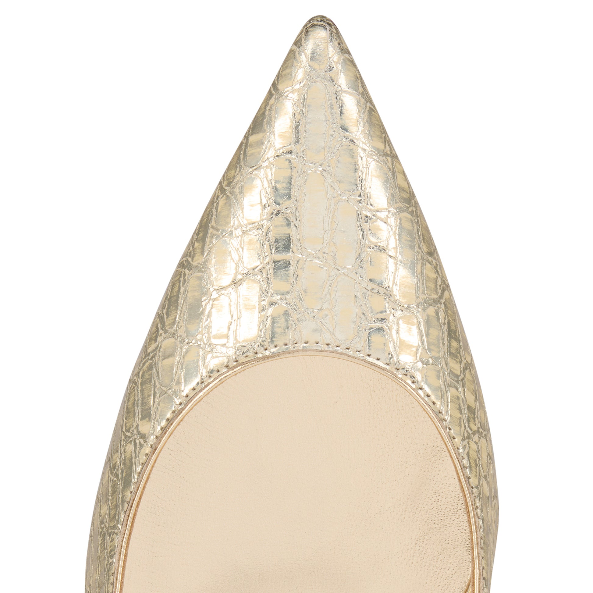 Christian Louboutin Hot Chick Sling Women Shoes | Color Gold