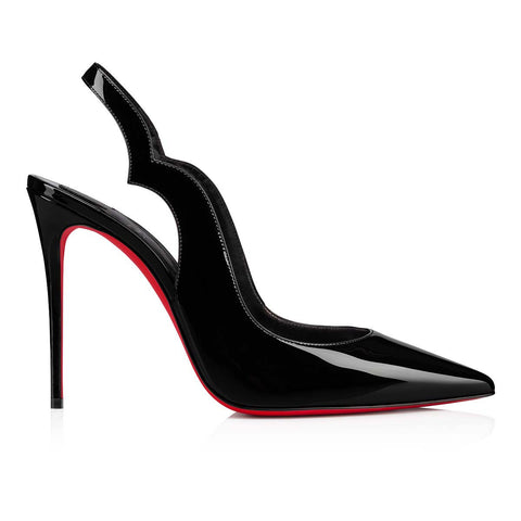 Christian Louboutin Hot Chick Sling Women Shoes | Color Black