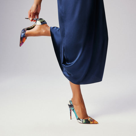 Christian Louboutin Iriza Flower Strass Women Shoes | Color Multicolor