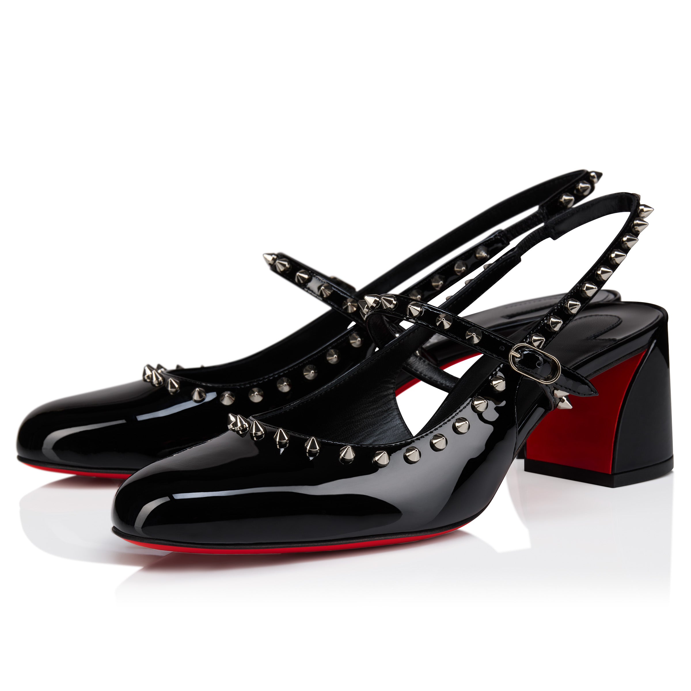 Christian Louboutin Janispikes Women Shoes | Color Black