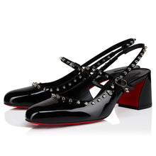 Load image into Gallery viewer, Christian Louboutin Janispikes Women Shoes | Color Black
