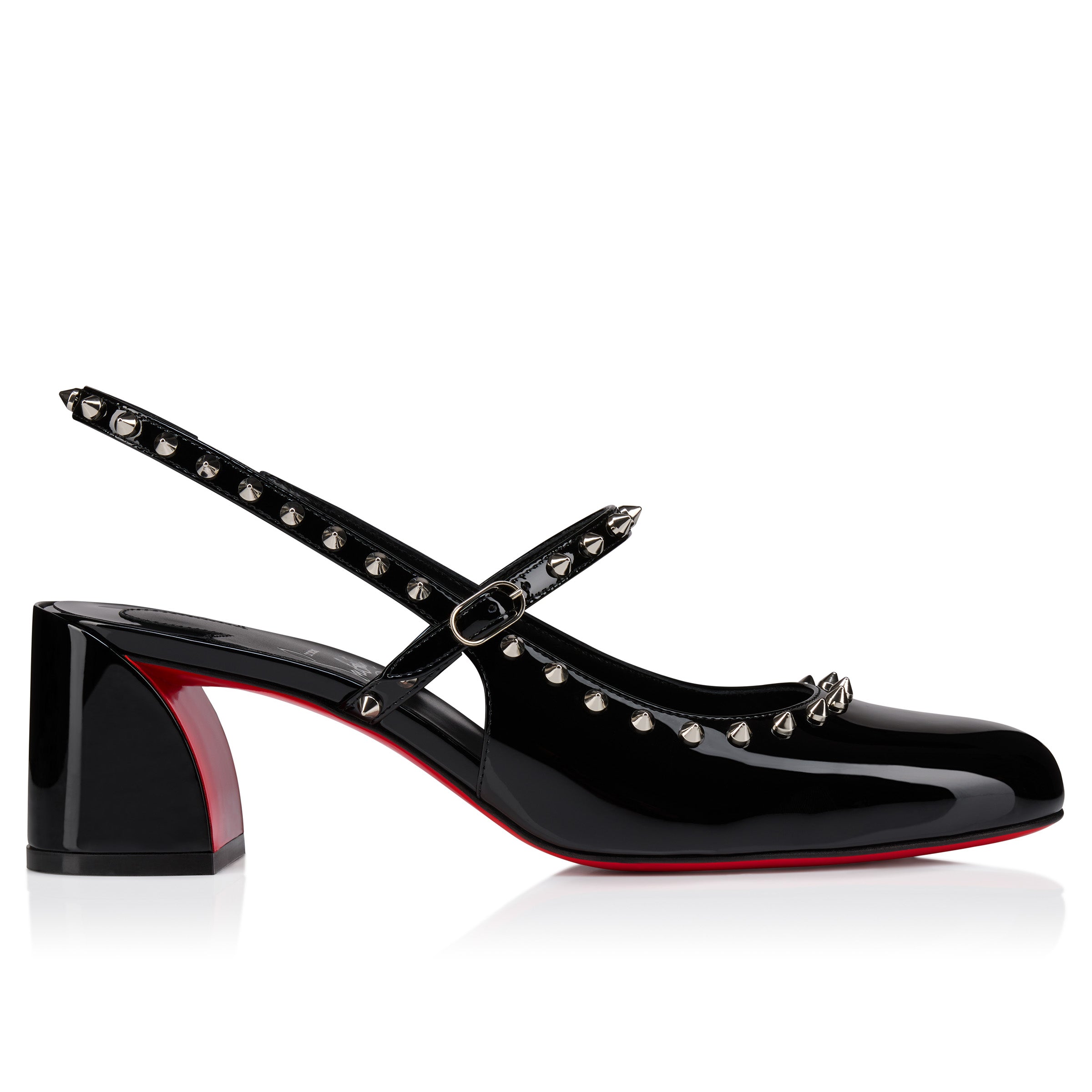 Christian Louboutin Janispikes Women Shoes | Color Black