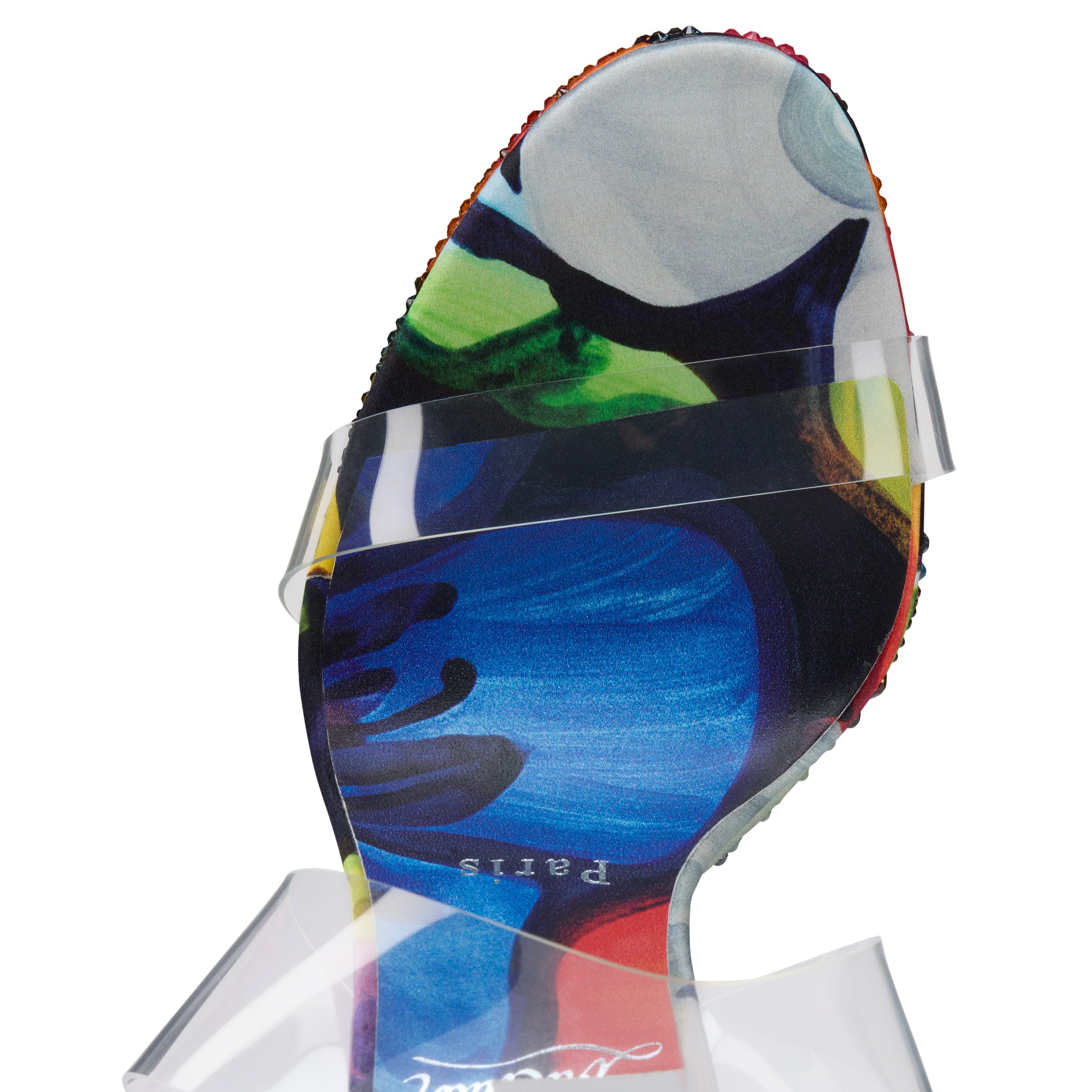 Christian Louboutin Just Nothing Alta Flower Strass Women Shoes | Color Multicolor