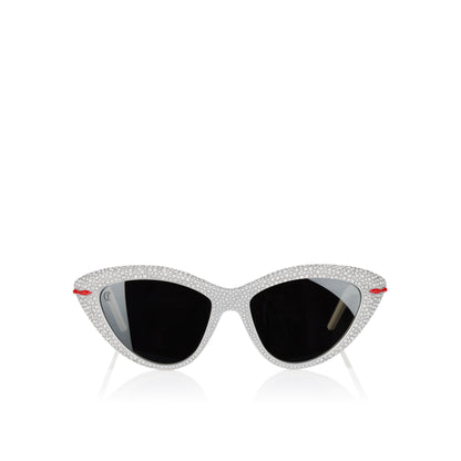 Christian Louboutin Diamond Kate Lb0031 Women Eyewear | Color White