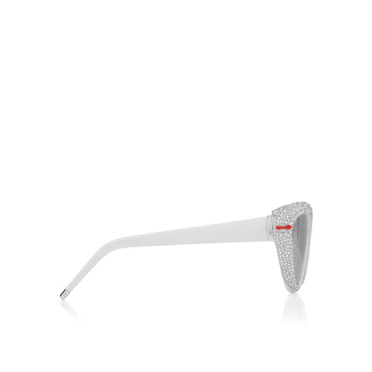 Christian Louboutin Diamond Kate Lb0031 Women Eyewear | Color White