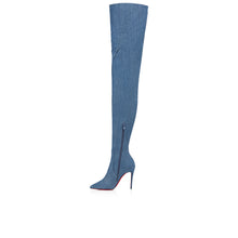 Load image into Gallery viewer, Christian Louboutin Kate Botta Alta Loubijeans Women Shoes | Color Blue
