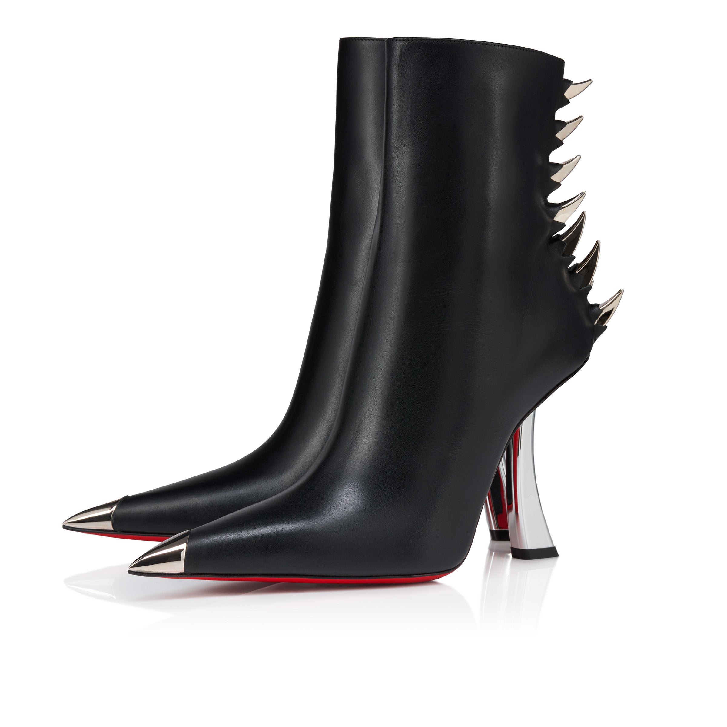 Christian Louboutin Kate Max Booty Spikes Claw Women Shoes | Color Black