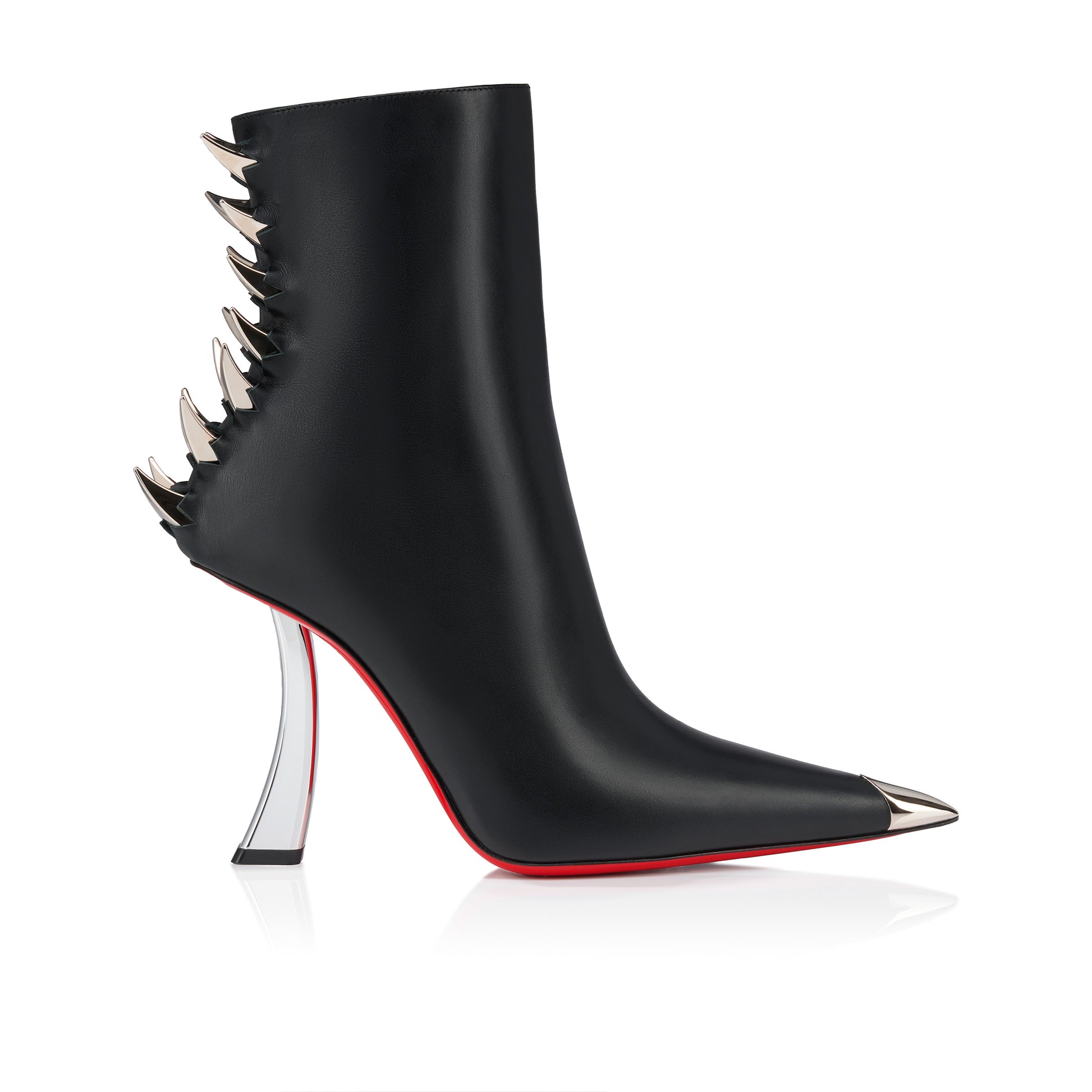 Christian Louboutin Kate Max Booty Spikes Claw Women Shoes | Color Black
