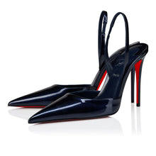 Load image into Gallery viewer, Christian Louboutin Kate Max O Sling Women Shoes | Color Navy
