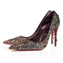 Load image into Gallery viewer, Christian Louboutin Kate Max Strass Eternity Women Shoes | Color Silver
