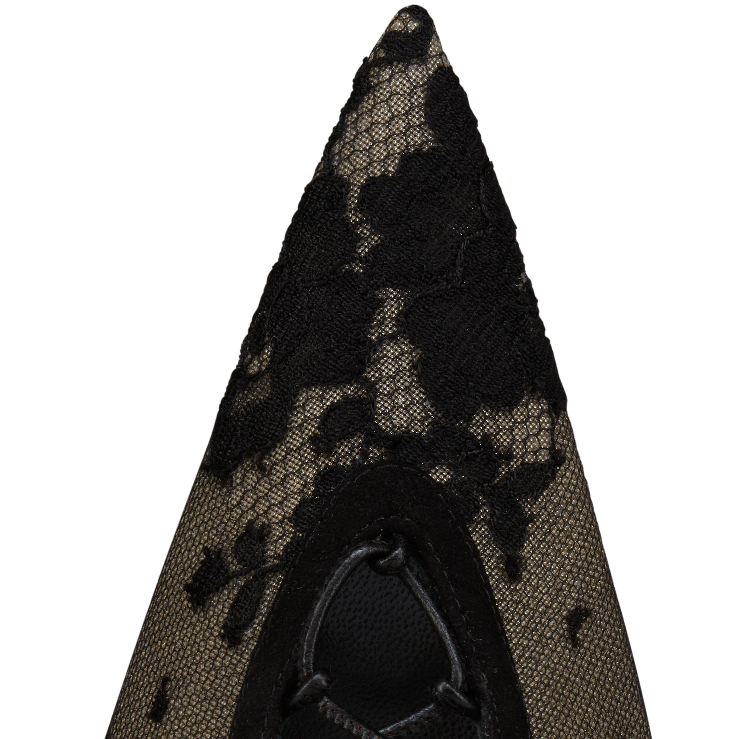 Christian Louboutin Km Lace Booty Women Shoes | Color Black