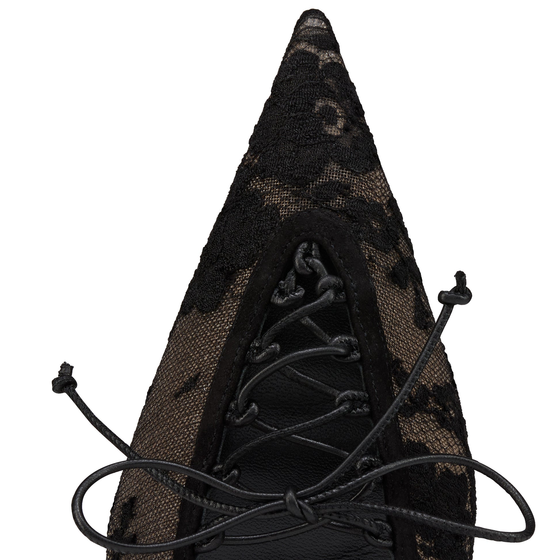 Christian Louboutin Km Lace Sling Women Shoes | Color Black