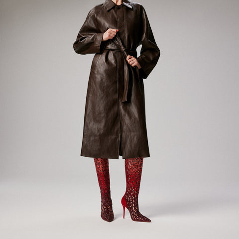 Christian Louboutin Lasera Strass Botta Women Shoes | Color Red