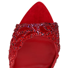 Load image into Gallery viewer, Christian Louboutin Lasera Strass Mule Women Shoes | Color Red

