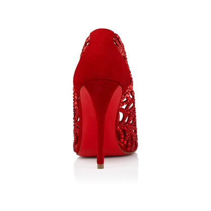 Christian Louboutin Lasera Strass Pump Women Shoes | Color Red