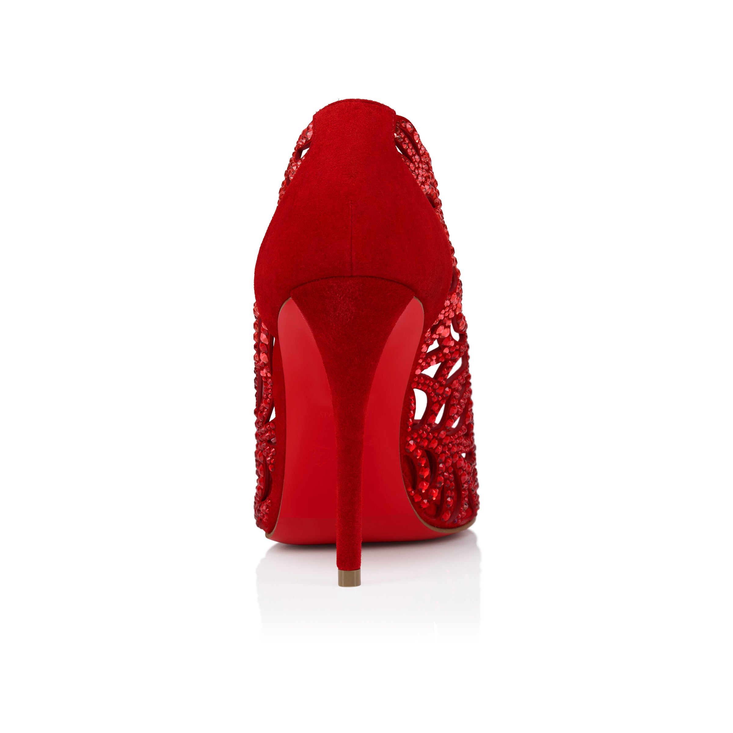 Christian Louboutin Lasera Strass Pump Women Shoes | Color Red