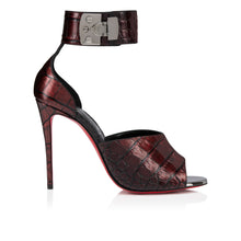 Load image into Gallery viewer, Christian Louboutin Lock Me Up Sandal Women Shoes | Color Brown
