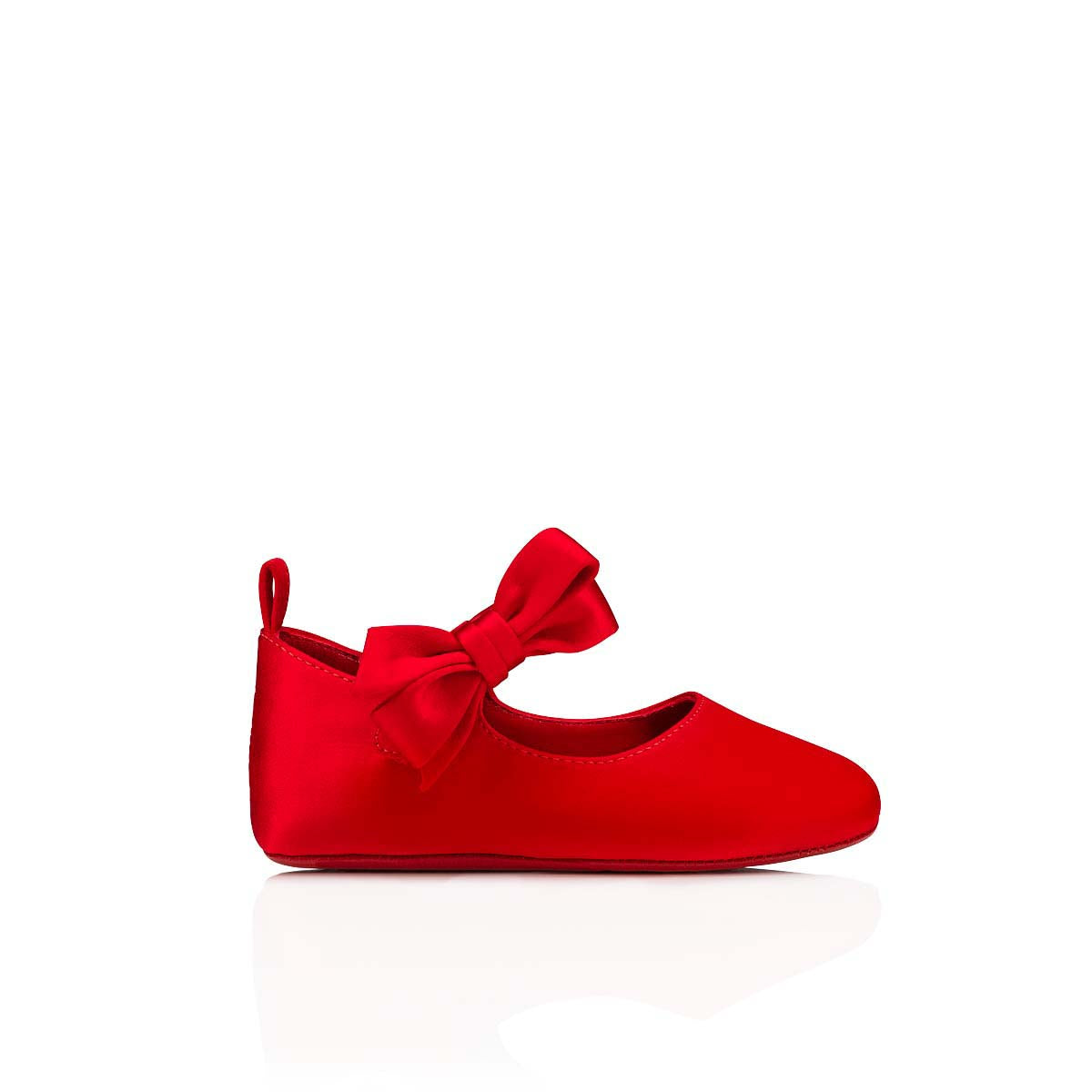 Christian Louboutin Lou Babe Kids Unisex Shoes | Color Red